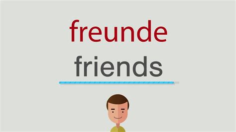 freunde auf englisch